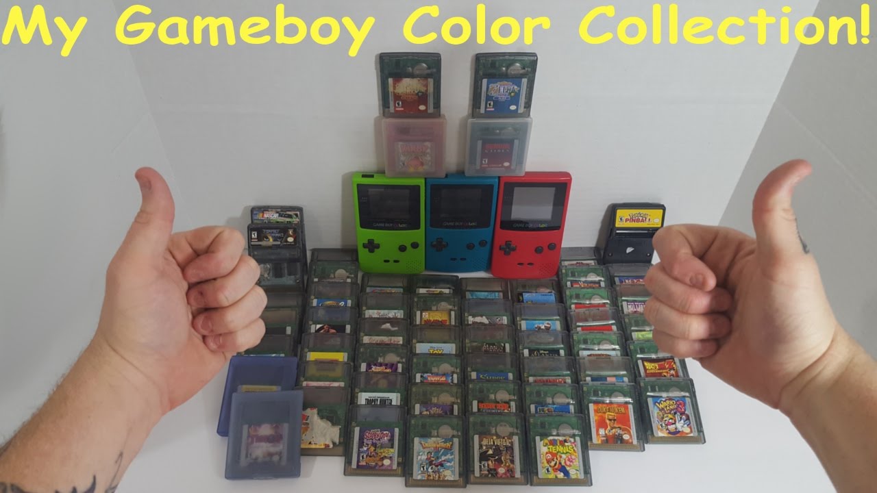 My Gameboy Color Collection Overview Highlights Tour 50 Games YouTube My Gameboy Color Collection Overview Highlights Tour 50 Games YouTube