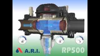 A.R.I. RP-500 Backflow Preventer in action - Problem - Back pressure and 2nd check valve leaking