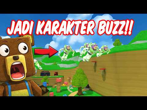 I TURNED INTO THE BUZZ CHARACTER😱IN SUPER BEAR ADVENTURE‼️