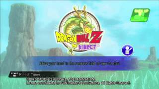 Dragon Ball Z for Kinect Title Screen (HD)