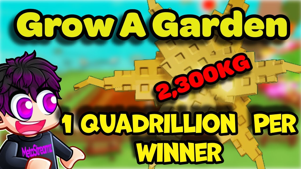 Grow A Garden | Insane Giveaways | 1 Quadrillion Per Winner - YouTube