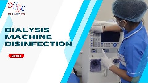 Dialysis machine Disinfection | Surface cleaning of dialysis machine #dcdc #dialysis #ttt #nabh