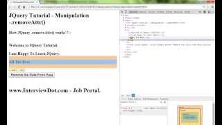 Famous REMOVEATTR METHOD IN JQUERY DEMO TAMIL Wealth
