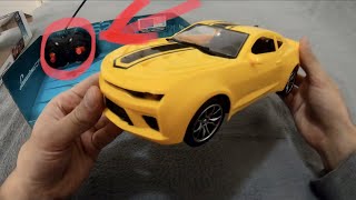 Unboxing PART 4 : RC Camaro Bumblebee / sport car toy