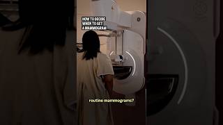 How to decide when to get a mammogram