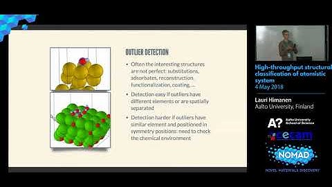 ML4MS18: High throughput Structural Classification Of Atomistic Systems