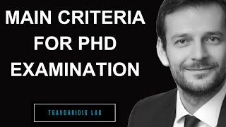 How the examiners assess the quality of PhD thesis and candidate | E11
