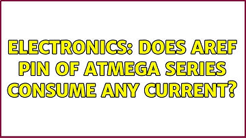 Electronics: Does AREF pin of ATMEGA series consume any current?
