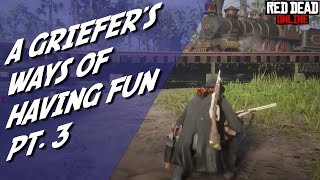 Red Dead Online: A Griefer's Ways of Having Fun | Pt. 3 @AimeePiB