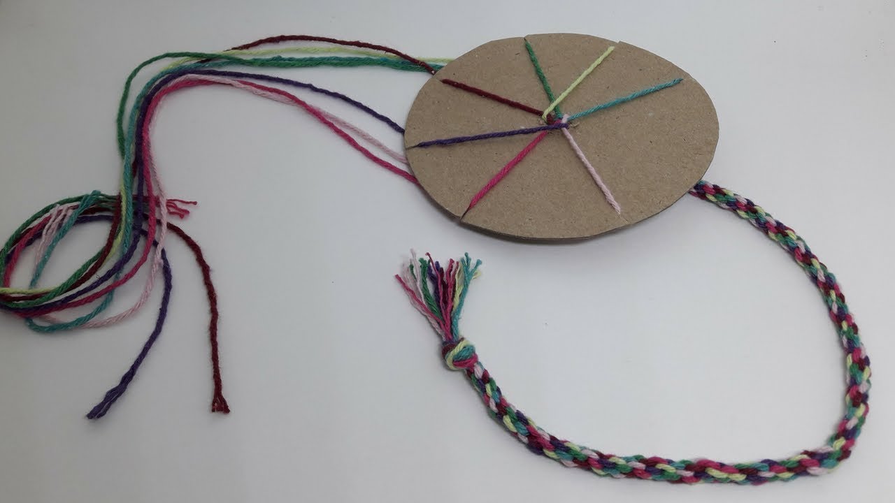 Cordão tecido com tear reciclado!