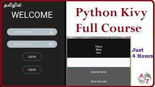 Python Kivy Full Course. Python Mobile App Development in Tamil. Python Kivy Tutorial for beginners. screenshot 3