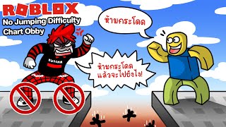 Roblox : No Jumping Difficulty Chart Obby แม็พ Obby แต่ฉันห้ามกระโดด😡 !!!!