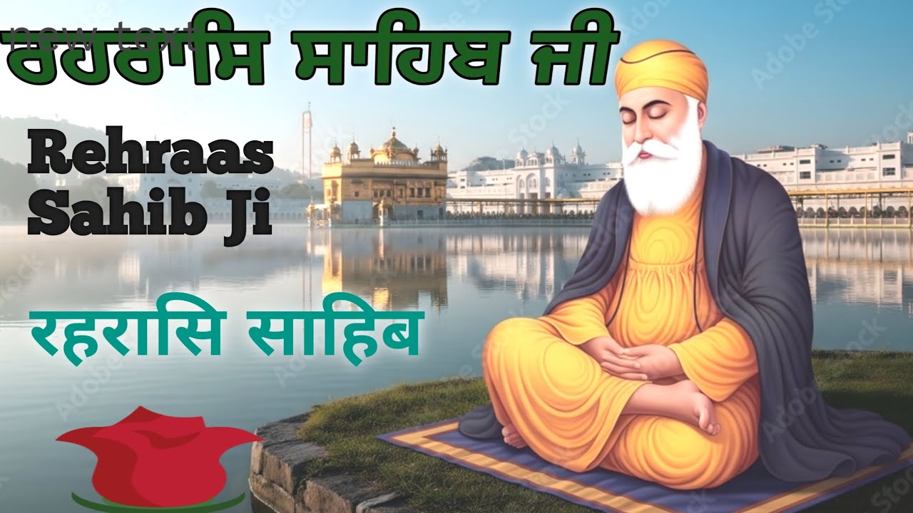 ਪਾਠ ਰਹਰਾਸਿ ਸਾਹਿਬ ਜੀ/ Rehraas Sahib Ji/रहरासि साहिब जी 