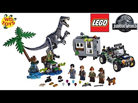 New Jurassic World LEGO TOYS  Toy Fair 2019 Fallen Kingdom Lego Dinosaur Baryonyx Face-Off 75935