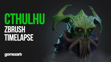 Zbrush Sculpting Cthulhu Timelapse