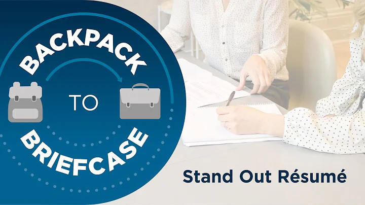 Backpack to Briefcase: Stand Out Resume with Erica...
