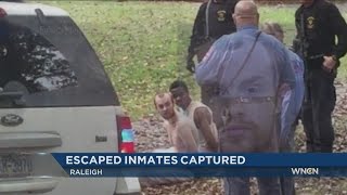 2 inmates who escaped from transport vehicle in Raleigh captured