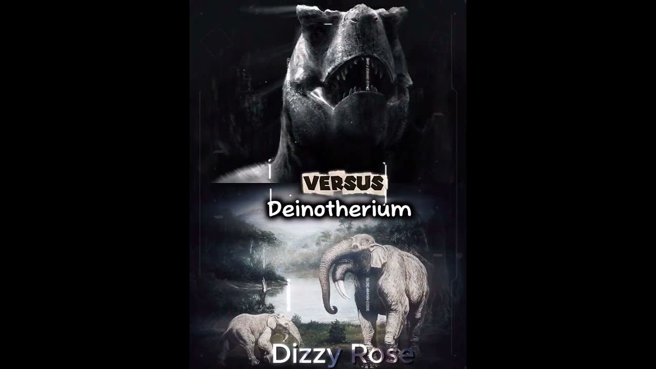 Tyrannosaurus rex vs Biggest Land Mammals 