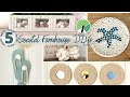 🐚 *NEW* DOLLAR TREE DIY COASTAL BEACH FARMHOUSE DECOR 2021