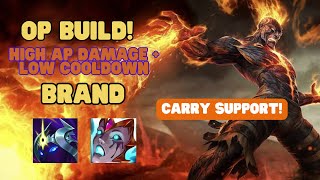 WILD RIFT | BEST BUILD FOR BRAND SUPPORT | CARRY SUPPORT! | SUPPORT GUIDE AND GAMEPLAY