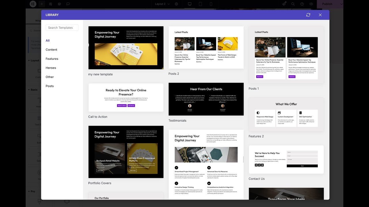 First look at Custom Library For Elementor - YouTube