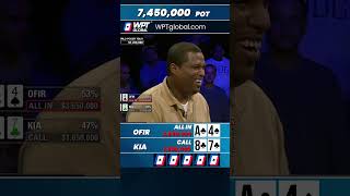 High-Stakes Hold: Can Ofir Survive the Flop? #shorts