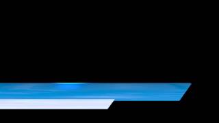 Video Lower Third Blue White Bars Edge Cut