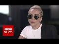 Capture de la vidéo Lady Gaga On Donald Trump : "I Have Nothing To Say Of Him" Bbc News