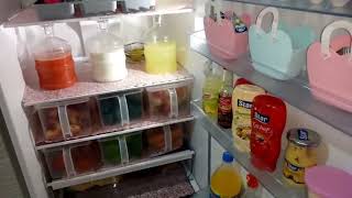 FRIDGE ORGANIZATION تنظيف وتنظيم?? الثلاجة بطريقة سهلة وعملية|نصائح الحفاظ عن الطعام مدة اطول