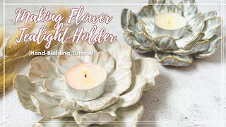 Flower Tealight Holders with Clay | Simple & Fun Hand-Building Project