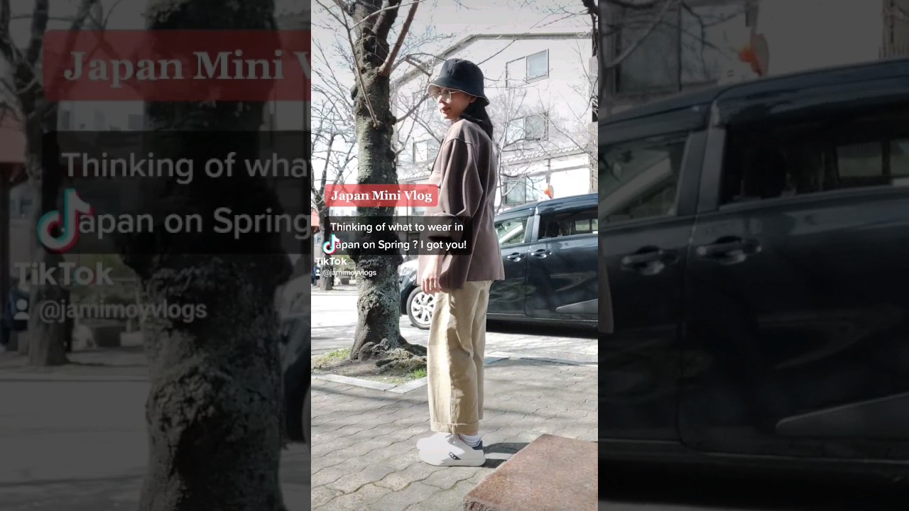 Простой наряд для весны в Японии 🌸🇯🇵 