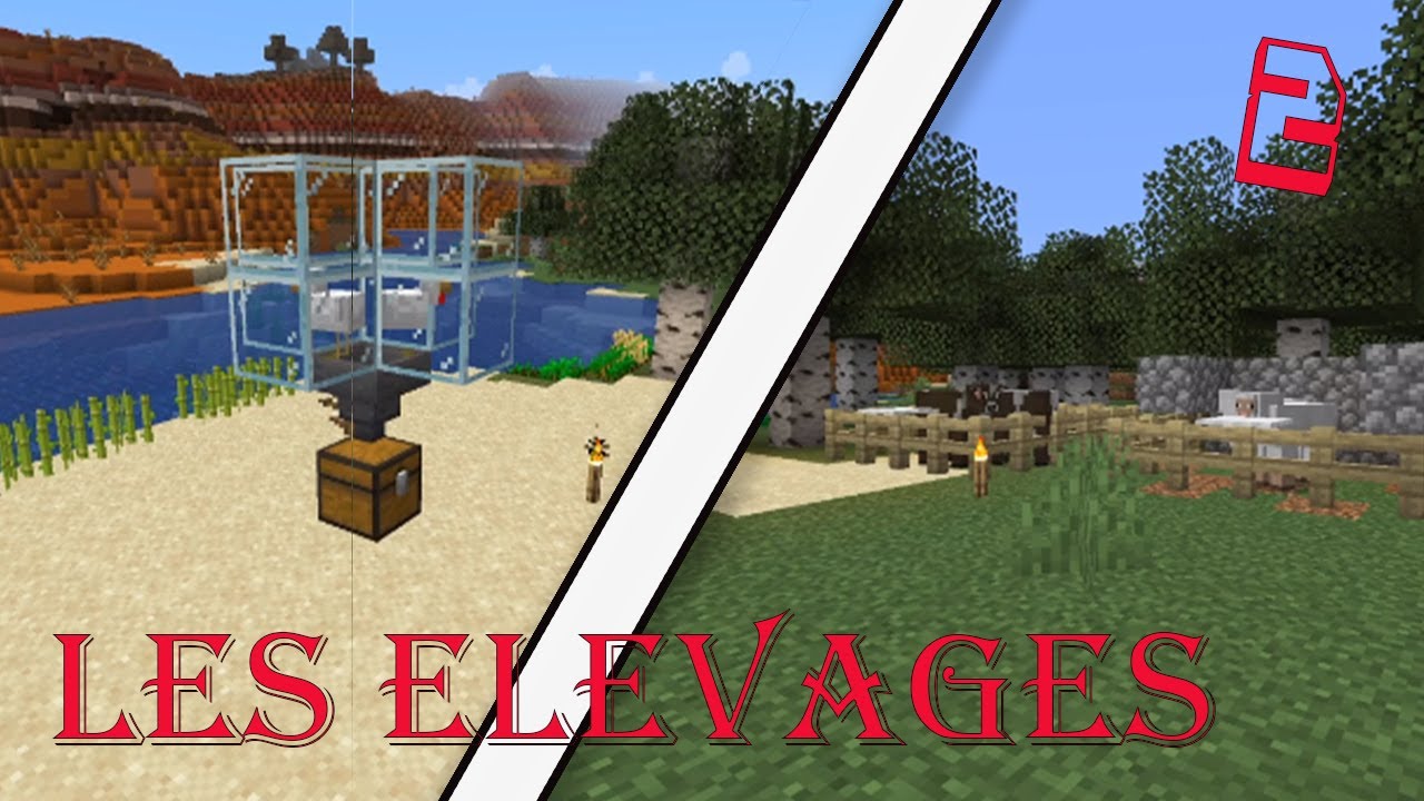 ON MET EN PLACE LES ELEVAGES ! Minecraft HARDCORE #2