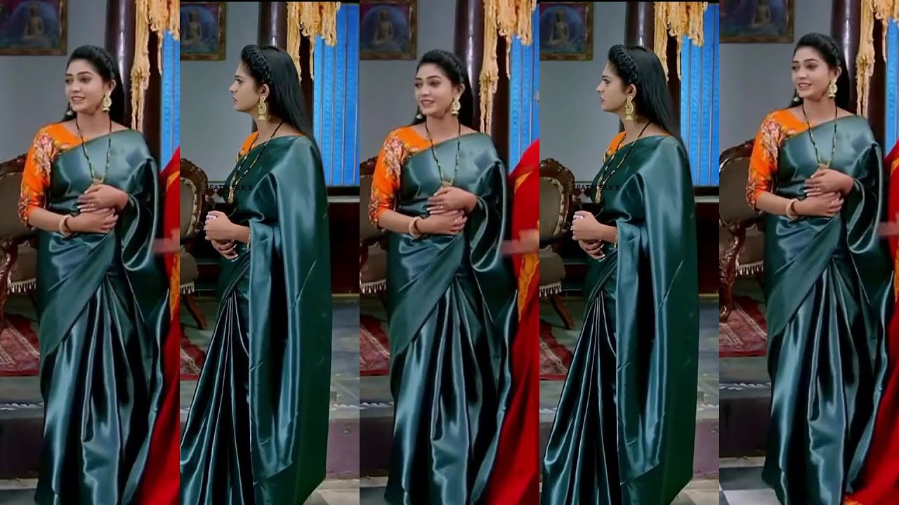Satin Saree 275 #satin #silk #satinsaree #satinsilk #silksaree #saree #shorts #love #fashion #dance