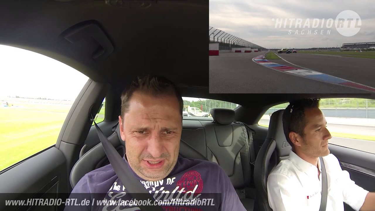 Mitfahrt im Renn-Taxi von Timo Scheider (DTM, Audi) auf dem Lausitzring