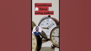 countdown timer using python. time module #pythonforbeginners #python #viral #pythonshorts #coder