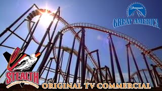 Stealth at Paramount’s Great America – 2000 TV Spot (World’s First Flying Coaster)