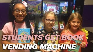 England Elementary School trades sweets for knowledge with book vending machine