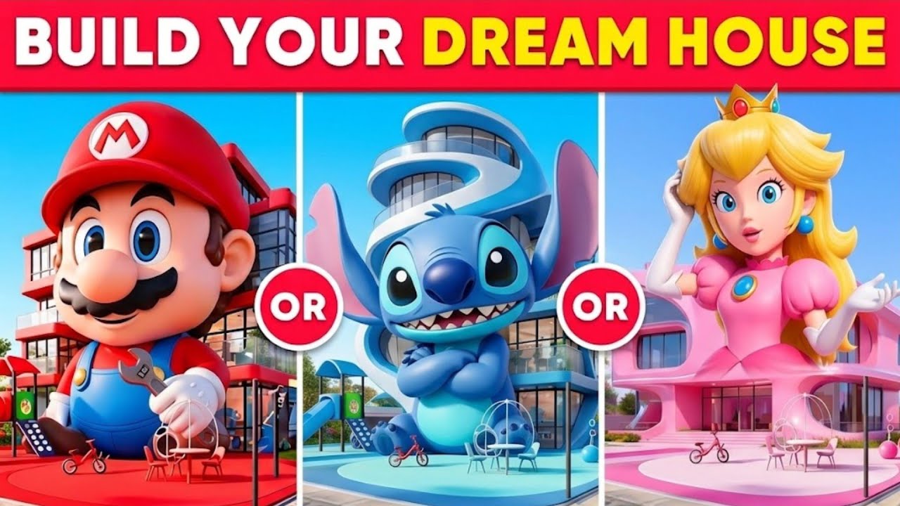 Would You Rather - Build Your Ultimate Fantasy Dream House 🏡🌈🎈🤑 Hawk ...