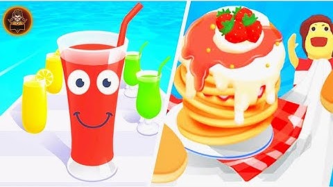 Pancake Run | Juice Run - All Levels Gameplay Android,ios (Levels 64-77)YouTube