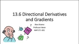 13 6 Directional Derivatives and Gradients