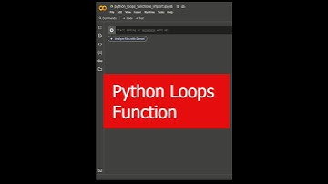 How to use Python Loops Function  #short #pythonloops