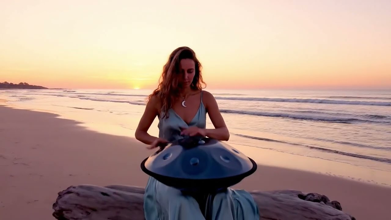 Handpan Meditation by the Stream Yoga | Relaxation  Music