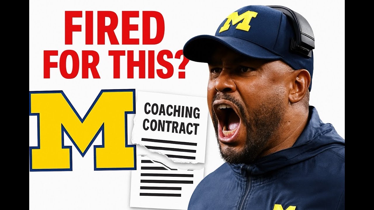 Sherrone Moore FIRED by University of Michigan!
