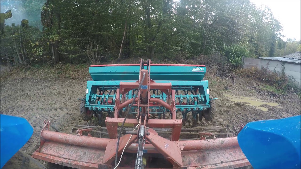 Labour & Semis de Blé 2018 | NEW HOLLAND T6020 | CASE IH MX125 [GO PRO]