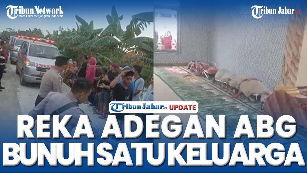 Reka Adegan Kasus Pembunuhan Satu Keluarga di Penajam Paser Utara, Junaedi Peragakan 56 Adegan