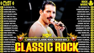 AC/DC, Aerosmith, Nirvana, Queen, Bon Jovi, Scorpions, GNR 🔥 Best Classic Rock Of 70 80s 90s