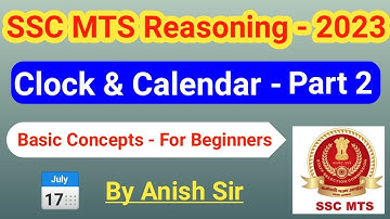 Clock and Calendar - Basic Concepts | SSC MTS Reasoning 2023 🔥 | Calendar - Part 2
