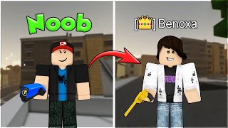 I pretended to be a Noob then came back as The OWNER (Roblox Da Hood)