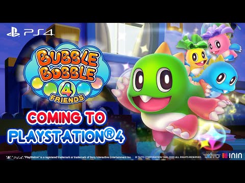 Bubble Bobble 4 Friends - PlayStation 4 Announce Trailer