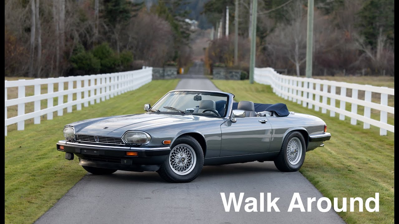 No Reserve: 46k-Kilometer 1989 Jaguar XJ-S V12 Convertible for